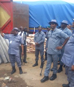 CGC on crucial tour of the Western zone; Announces seizures  of N1.7 Billion at FOU ‘A’ & 20 containers of expired Tomato at PTML