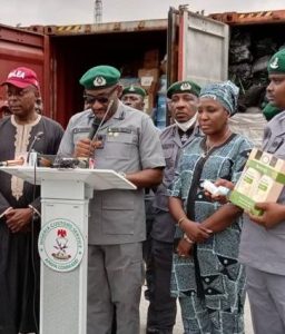 7 CONTAINERS OF CUTLASSES, DRUGS, POULTRY PRODUCTS WORTH N292.2 MILLION SEIZED BY APAPA COMMAND