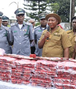 NIGERIA CUSTOMS SERVICE AREA 1 PH BURSTS DRUG SYNDICATE, INTERCEPTS ILLICIT DRUGS WORTH N550M