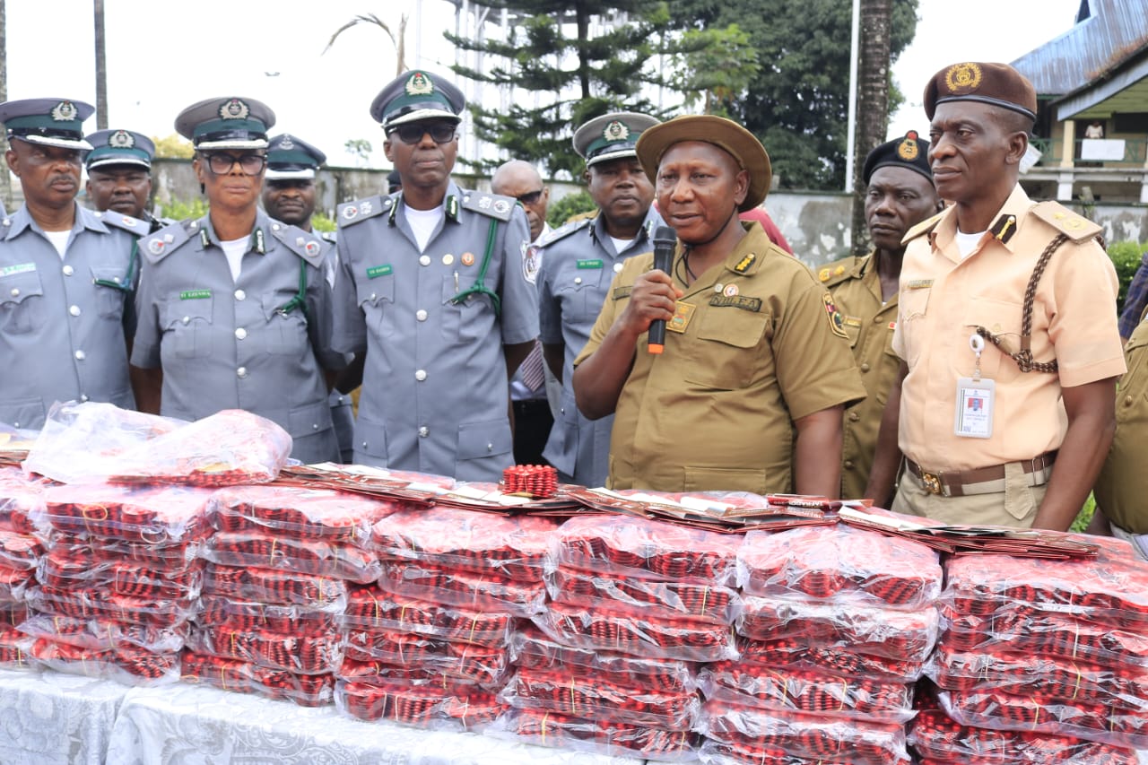 NIGERIA CUSTOMS SERVICE AREA 1 PH BURSTS DRUG SYNDICATE, INTERCEPTS ILLICIT DRUGS WORTH N550M