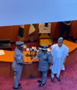 EJIBUNU, NNADI, SHUAIBU, ONYEKA, HADISON GLOW @ CUSTOMS DECORATION CEREMONY IN ABUJA, AS ADENIYI CHARGES, ‘TO WHOM MUCH IS GIVEN, MUCH IS EXPECTED’