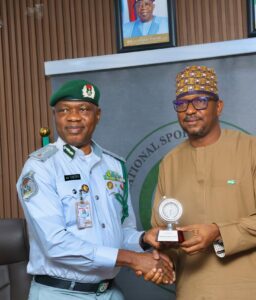 CUSTOMS PARTNERS NATIONAL SPORTS COMMISSION TO BOOST SPORTS IN NIGERIA 