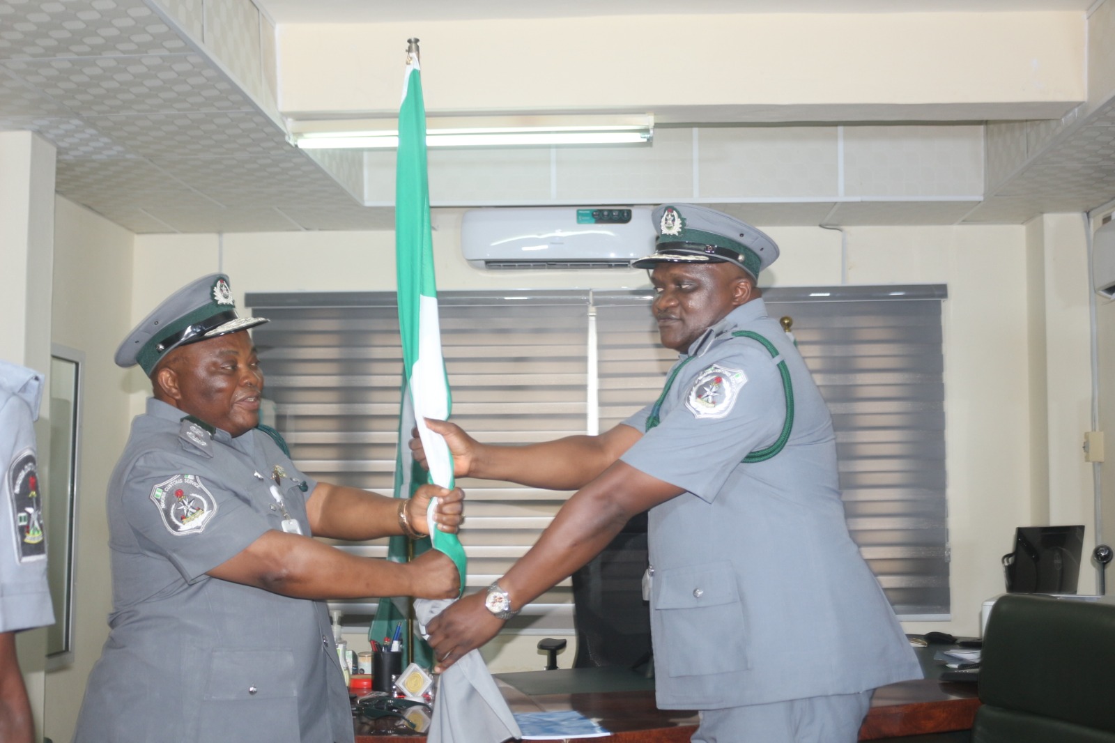 NIGERIA CUSTOMS SERVICE, SEME AREA COMMAND WELCOMES NEW CUSTOMS AREA CONTROLLER 