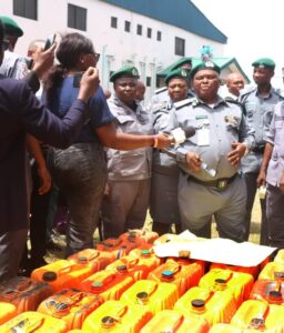 COMPT ORAMALUGO GIVES SMUGGLERS A BLOODY NOSE; MAKES HUGE SEIZURES WORTH N267 MILLION ,WITH N743 MILLION AS REVENUE IN A MONTH