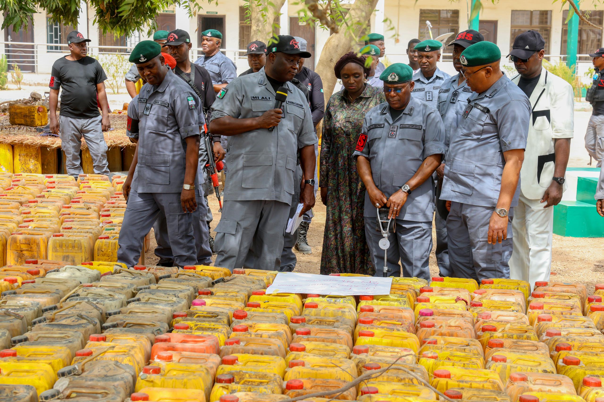 AGAIN: CUSTOMS HITS HARD ON PMS SMUGGLERS IN ADAMAWA 