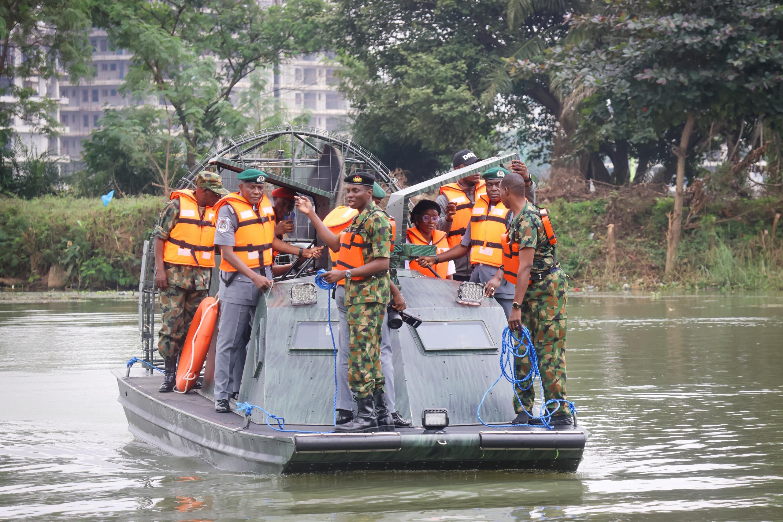 ANTI-SMUGGLING OPERATIONS GAIN TRACTION AS CUSTOMS, DEFENCE BUREAU TEST LOCALLY BUILT AIRBOAT