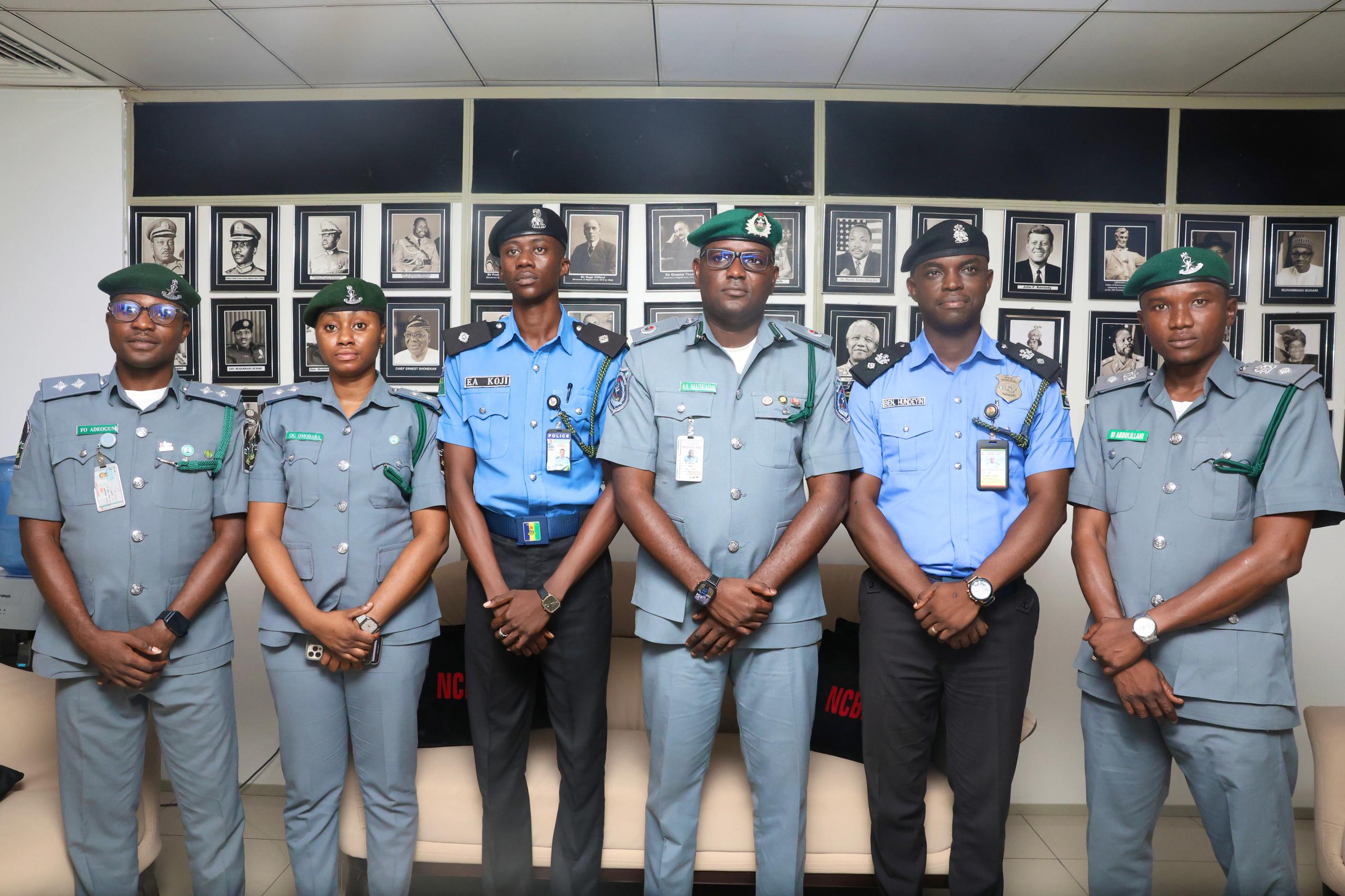 NIGERIA CUSTOMS SERVICE STRENGTHENS INTER-AGENCY COLLABORATION AS FORCE PRO VISITS HEADQUARTERS 