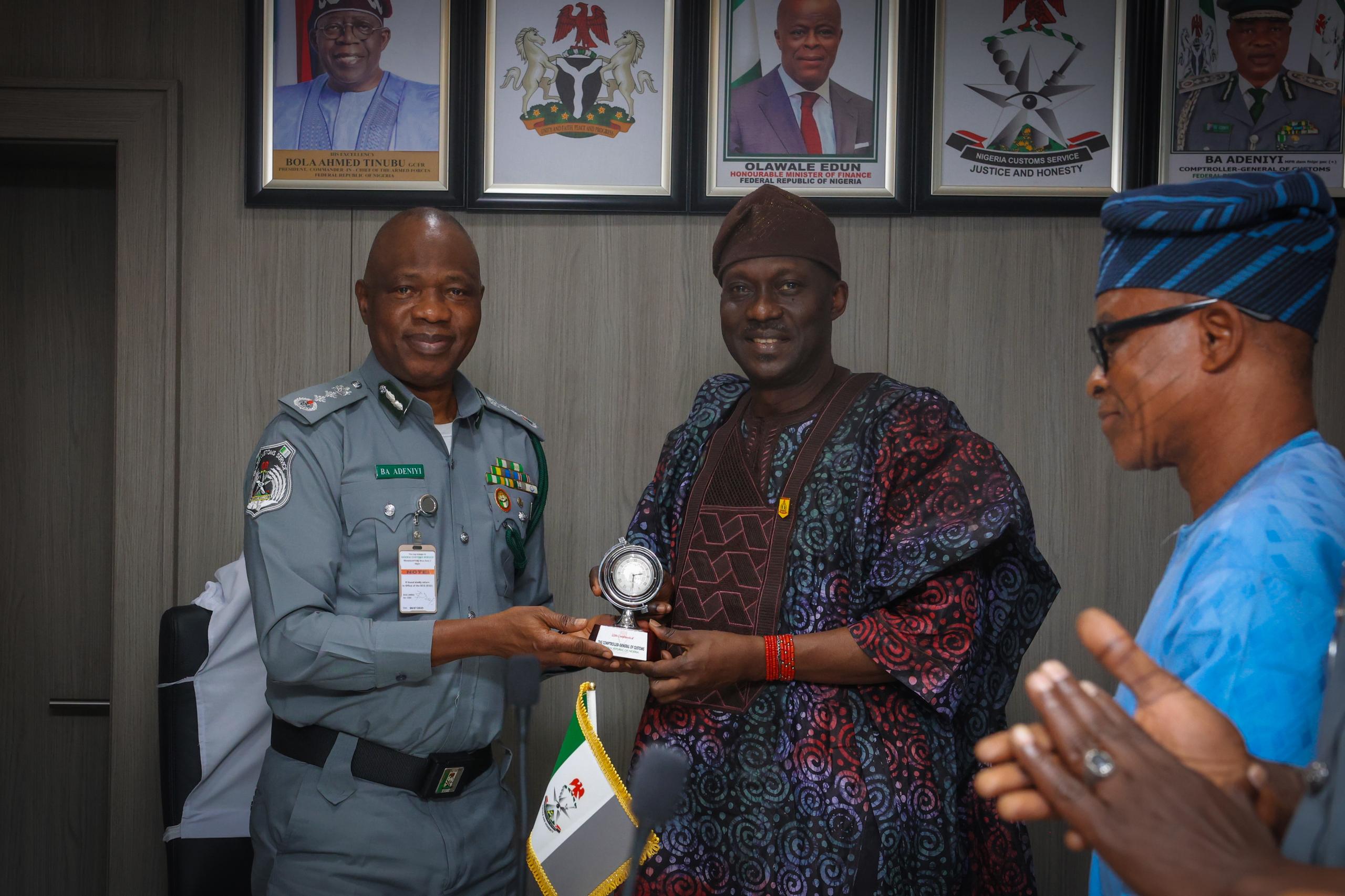 CUSTOMS, MAN SET NEW AGENDA FOR WIDER MUTUAL ENGAGEMENTS 