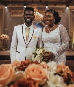 CONJUGAL BLISS:  EDU SAX WEDS HAPPINESS