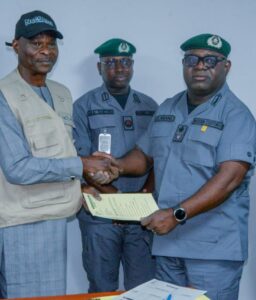 ARMS HAUL AT THE PTML;  AS COMPT ANANI HANDS OVER WEAPONS TO  NATIONAL CENTRE FOR ARMS CONTROL