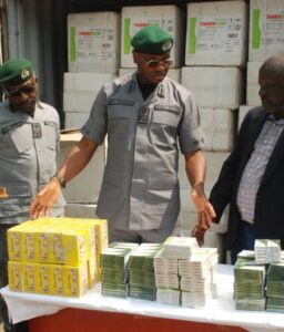 COMPT ONYEKA INTERCEPTS, HANDS OVER ‘KILLER’ DRUGS WORTH BILLIONS OF NAIRA TO THE NAFDAC FOR REGULATORY ACTION