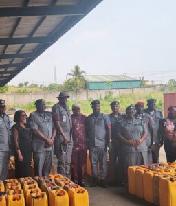 NATIONAL CO-ORDINATOR, OPERATION WHIRLWIND, DISMANTLES PETROLEUM SMUGGLING NETWORK; INTERCEPTS 14,375 LITRES OF PMS BILLED FOR CAMEROON