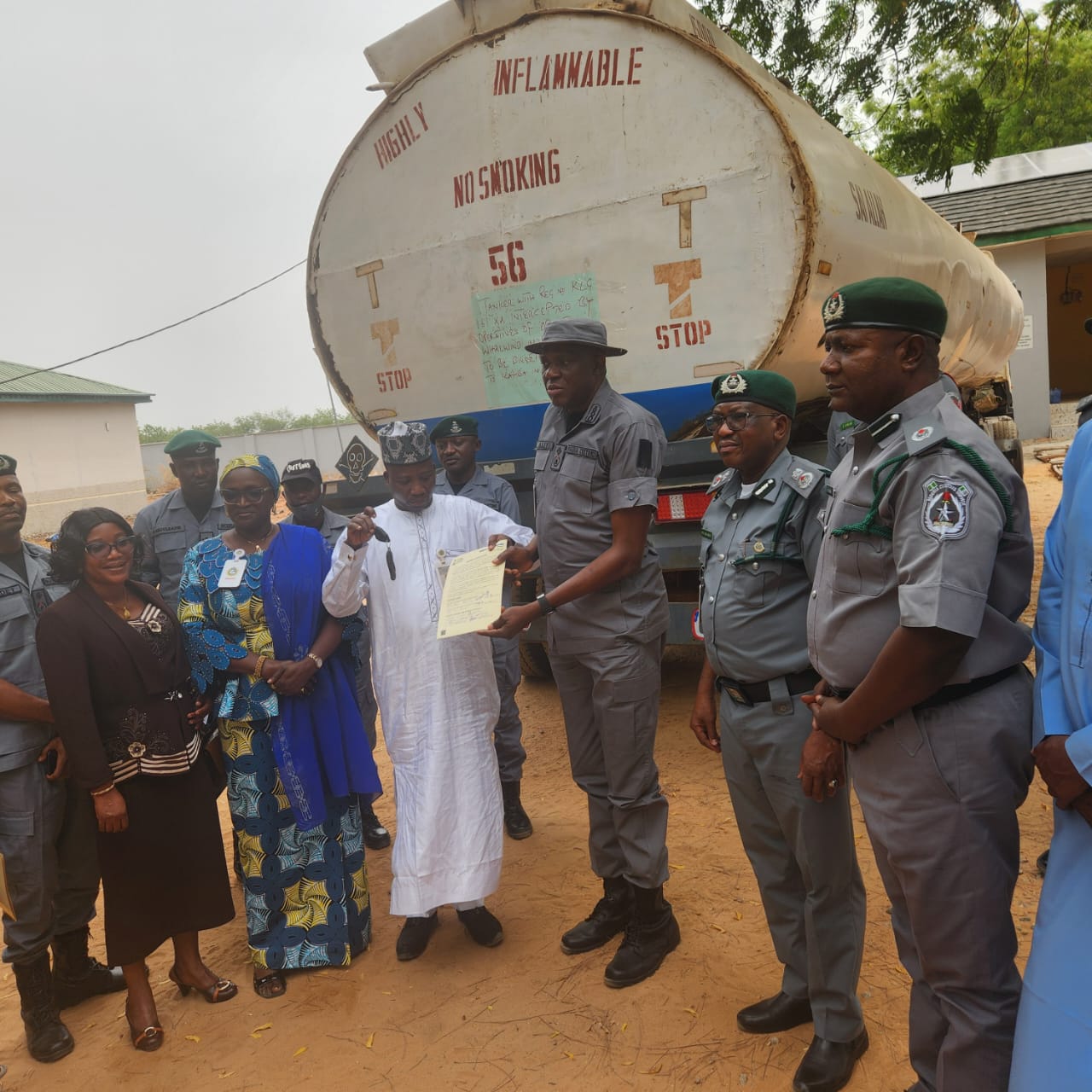 OPERATION WHIRLWIND INTERCEPTS 66,600 LITRES OF PMS IN KEBBI AXIS; HANDS OVER A TANKER TRUCK LADEN WITH 45,000 LITRES TO THE NMDPRA