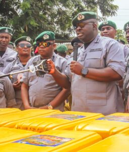 NO DULL MOMENT @ IDIROKO BORDER; AS AFENI SUSTAINS ANTI-SMUGGLING OPERATIONS, SEIZES N120 MILLION VEG OIL, HANDS OVER N104.7 MILLION MICA STONES TO SOLID MINERALS MINISTRY
