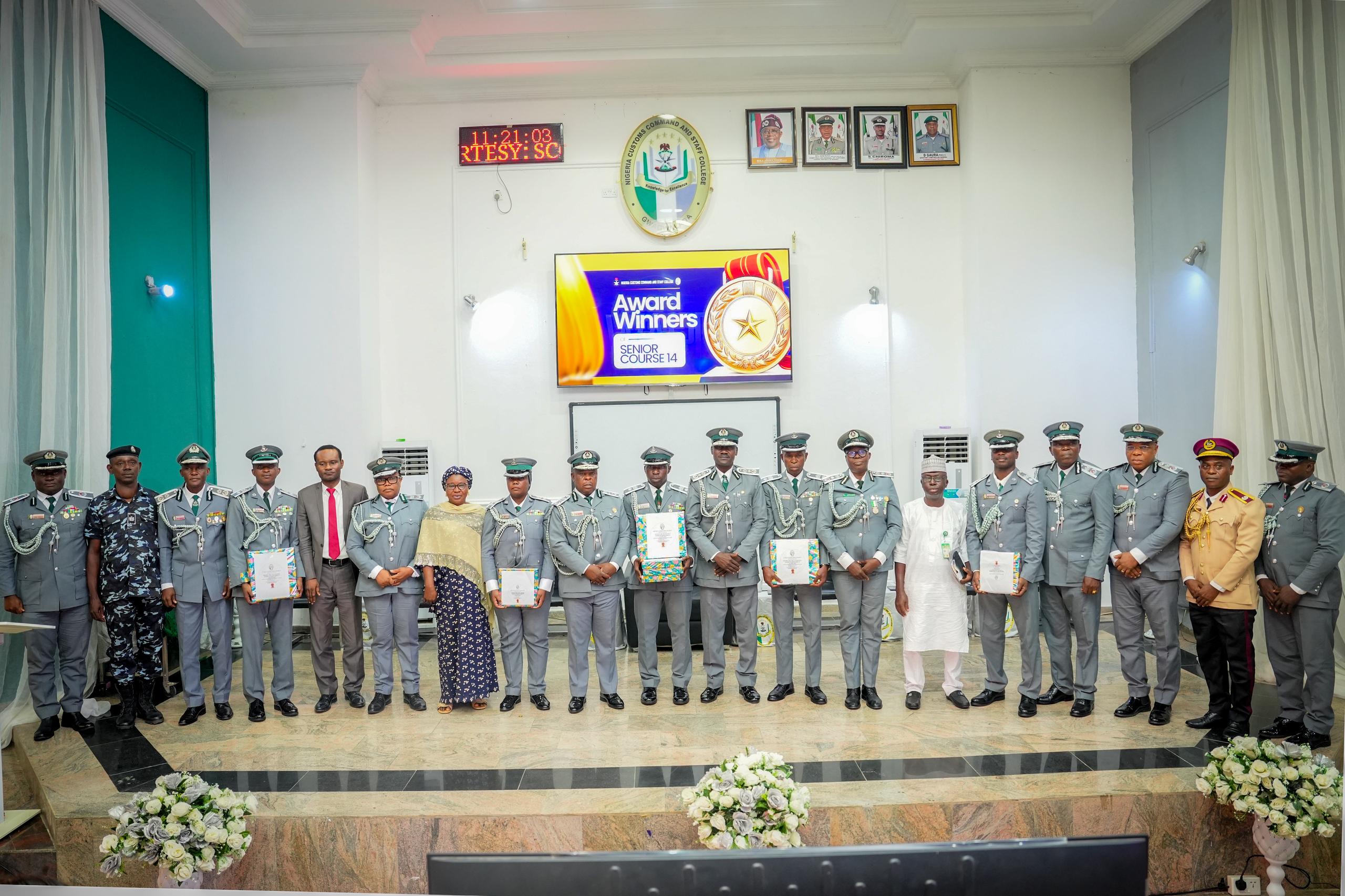 CUSTOMS ​PR OFFICERS SWEEP TOP HONOURS AS 50 GRADUATE FROM NCCSC GWAGWALADA 