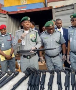 COMPT ANANI INTERCEPTS TRUCK-LOAD OF ARMS, DRUGS AT TIN CAN PORT; TWO SUSPECTS ARRESTED