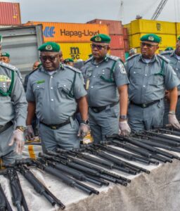 HOW CUSTOMS FOILED MAJOR SECURITY THREAT, SEIZED OVER 140 ARMS COMPONENTS, ₦373.8 MILLION DRUG CARGO 
