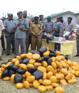 COMPT KAILA BREAKS THE RANKS OF SMUGGLERS AT THE SEME/BADAGRY CORRIDOR; IMPOUNDS 3,300 EXPLOSIVES, OTHER CONTRABAND WORTH N365 MILLION IN 2 MONTHS