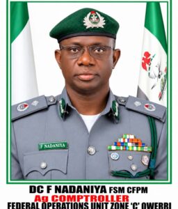 ACTING COMPTROLLER FAROUK NADANIYA EXTENDS HANDS OF FELLOWSHIP TO AREA COMMANDS WITHIN ZONE ‘C’