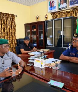 D/COMPT NADANIYA BUILDS SYNERGY; VISITS SEVERAL SECURITY AGENCIES’ HEADS IN ZONE ‘C’ OWERRI