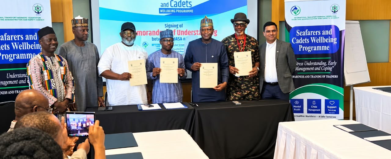 NIMASA, ITF ENDORSE MOU ON SEAFARER WELLBEING